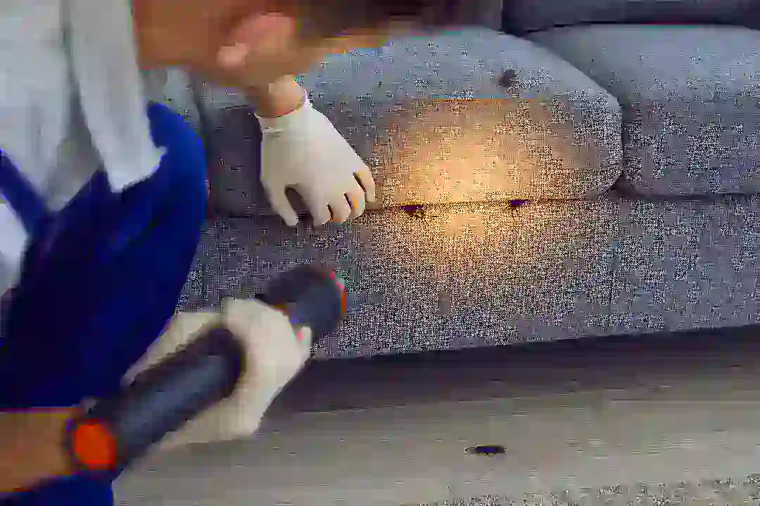 Home pest control treatment being carried out by a licensed pest technician in Rooty Hill
